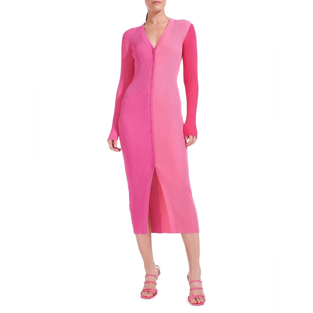 Staud shoko bi colour dress